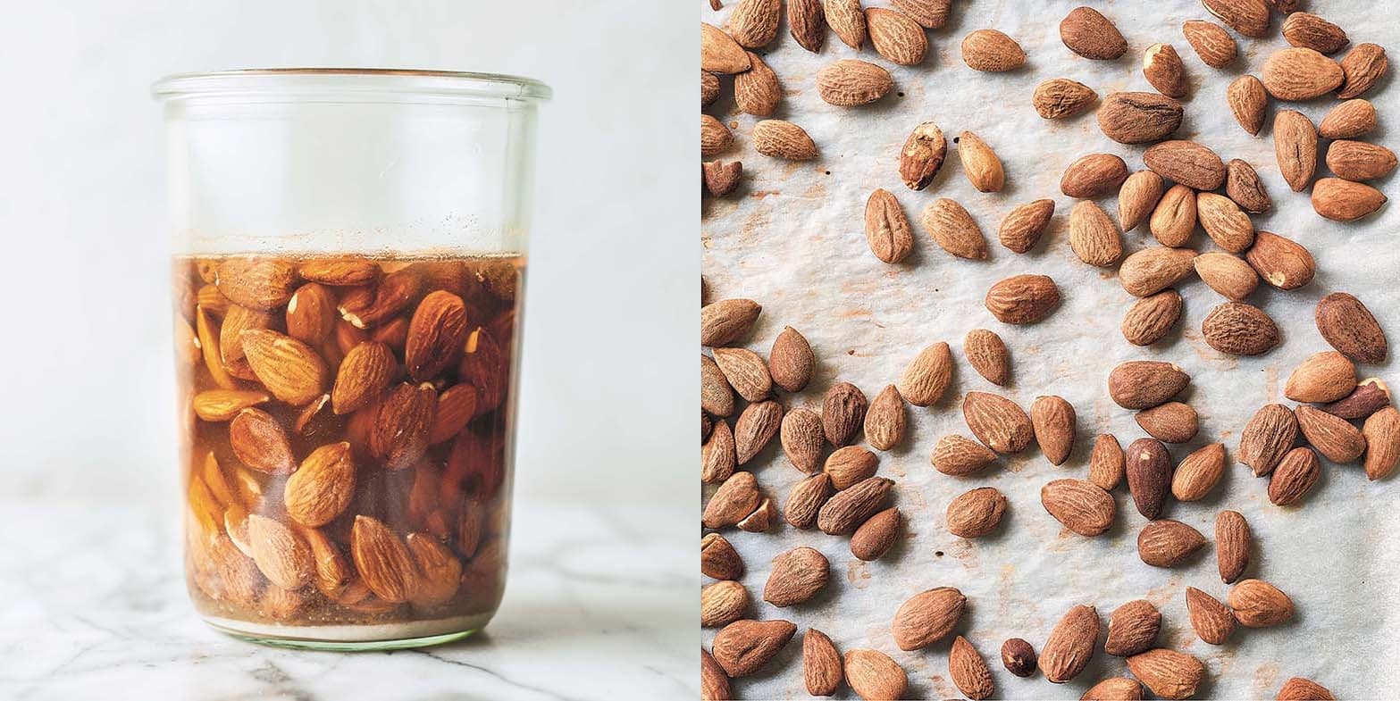 Brined and Roasted Almonds